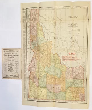 Item #WRCAM18269 RAND, McNALLY & CO.'S INDEXED COUNTY AND RAILROAD POCKET MAP AND SHIPPERS' GUIDE...