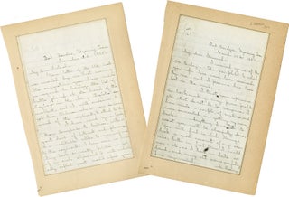 Item #WRCAM23886 [TWO AUTOGRAPH LETTERS, SIGNED, FROM COL. BRACKETT TO COL. RODENBOUGH ABOUT...