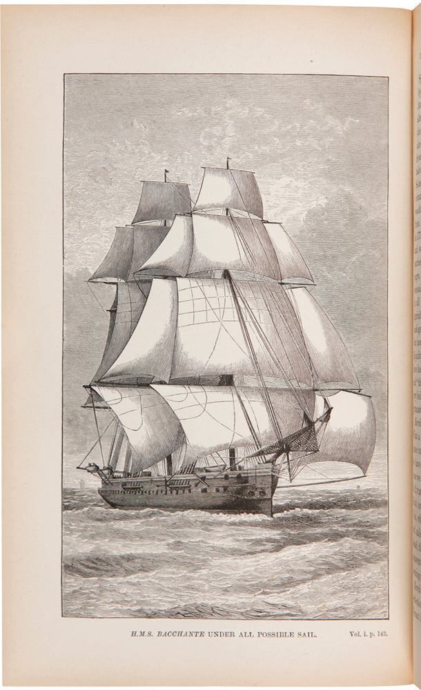 Item #WRCAM30260 THE CRUISE OF HER MAJESTY'S SHIP "BACCHANTE" 1879 - 1882. COMPILED FROM THE PRIVATE JOURNAL, LETTERS, AND NOTE-BOOKS OF PRINCE ALBERT VICTOR AND PRINCE GEORGE OF WALES, WITH ADDITIONS BY JOHN N. DALTON. John N. Dalton, compiler.