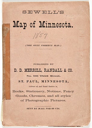SECTIONAL MAP OF THE SURVEYED PORTION OF MINNESOTA AND THE NORTH WESTERN PART OF WISCONSIN.