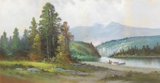 Item #WRCAM37235 [PASTEL PAINTING OF A SCENE IN THE PACIFIC NORTHWEST, PROBABLY THE COLUMBIA...