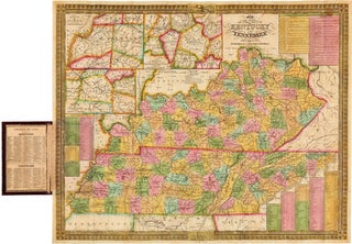Item #WRCAM41839 MAP OF THE STATES OF KENTUCKY AND TENNESSEE. S. Augustus Mitchell