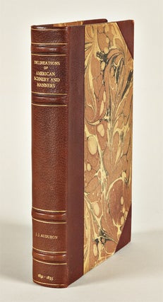 DELINEATIONS OF AMERICAN SCENERY AND MANNERS [binding title, extracted from ORNITHOLOGICAL BIOGRAPHY].