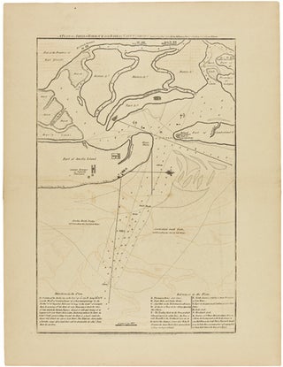 Item #WRCAM47955 A PLAN OF AMELIA HARBOUR AND BARR IN EAST FLORIDA. Survey'd in Jany. 1775. By...