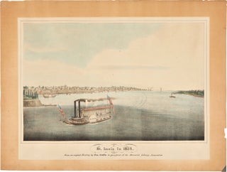Item #WRCAM54235 ST. LOUIS IN 1832. FROM AN ORIGINAL PAINTING BY GEO. CATLIN IN THE POSSESSION OF...