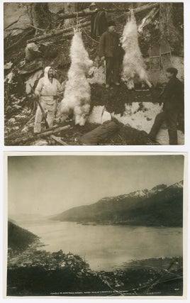 Item #WRCAM54628 [TWO LARGE, ATTRACTIVE ALASKAN IMAGES BY EARLY 20th-CENTURY PHOTOGRAPHERS CASE &...