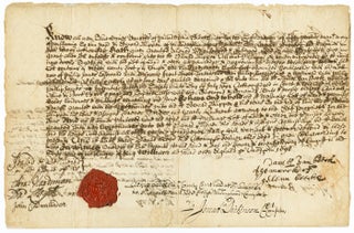 Item #WRCAM55383 [MANUSCRIPT DOCUMENT, SIGNED, BEING A DEED FOR THE SALE OF PROPERTY IN COLONIAL...