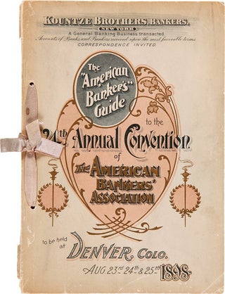 Item #WRCAM55934 "THE AMERICAN BANKER'S" GUIDE TO THE TWENTY- FOURTH ANNUAL CONVENTION OF THE...