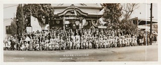 Item #WRCAM55967 [PANORAMIC PHOTOGRAPH CELEBRATING THE ANNIVERSARY OF THE OPENING OF THE BUDDHIST...