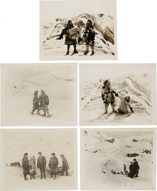[ARCHIVE OF EARLY FILM PHOTOGRAPHS RETAINED BY GUERNEY HAYS, A CINEMA SET AND LIGHTING SPECIALIST FROM OREGON, WITH MANY PHOTOGRAPHS FROM THE SET OF The Chechahcos, A 1924 AMERICAN SILENT FILM SET DURING THE KLONDIKE GOLD RUSH AND THE FIRST FILM SHOT IN ALASKA].
