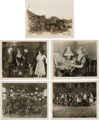 [ARCHIVE OF EARLY FILM PHOTOGRAPHS RETAINED BY GUERNEY HAYS, A CINEMA SET AND LIGHTING SPECIALIST FROM OREGON, WITH MANY PHOTOGRAPHS FROM THE SET OF The Chechahcos, A 1924 AMERICAN SILENT FILM SET DURING THE KLONDIKE GOLD RUSH AND THE FIRST FILM SHOT IN ALASKA].