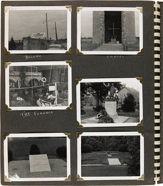 Item #WRCAM56766 [ANNOTATED VERNACULAR PHOTOGRAPH ALBUM DOCUMENTING AN AMERICAN ARMY OFFICER'S...