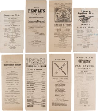 Item #WRCAM57485 [COLLECTION OF FIFTY PIECES OF POLITICAL BALLOTS AND PRINTED ELECTION EPHEMERA...