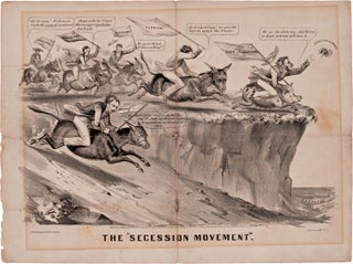 Item #WRCAM57498 THE "SECESSION MOVEMENT." Civil War, Currier, Ives