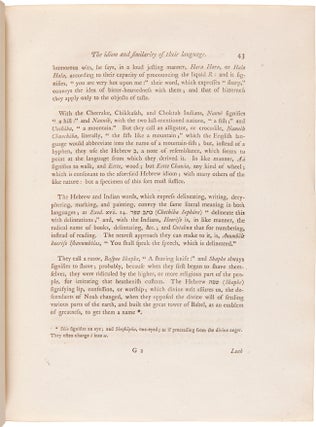 THE HISTORY OF THE AMERICAN INDIANS; PARTICULARLY THOSE NATIONS ADJOINING TO THE MISSISIPPI [sic], EAST AND WEST FLORIDA, GEORGIA, SOUTH AND NORTH CAROLINA, AND VIRGINIA...ALSO AN APPENDIX, CONTAINING A DESCRIPTION OF THE FLORIDAS, AND THE MISSISIPPI [sic] LANDS....