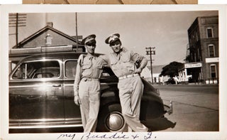 [TWO ALBUMS OF VERNACULAR PHOTOGRAPHS WITH IMAGES OF DAILY LIFE FOR A UNITED STATES SERVICE MEMBER STATIONED IN ALASKA AND NORTHERN CANADA].