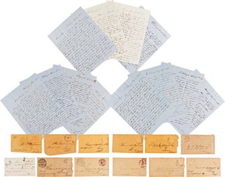 Item #WRCAM62736 [COLLECTION OF TWELVE AUTOGRAPH LETTERS, SIGNED, FROM WILLIAM LYMAN FAXON, A...
