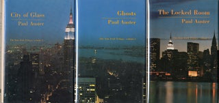 Item #WRCLIT53246 [ THE NEW YORK TRILOGY] CITY OF GLASS [with:] GHOSTS [with:] THE LOCKED ROOM....