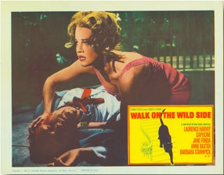Item #WRCLIT61229 [Group of Seven Color Lobby Cards for:] WALK ON THE WILD SIDE. Nelson Algren,...