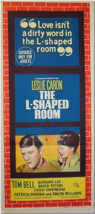 Item #WRCLIT69372 Original Lithographed Australian Daybill for THE L-SHAPED ROOM. Lynne Reid...