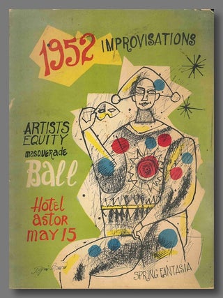 1952 IMPROVISATIONS ARTISTS EQUITY MASQUERADE BALL ... SPRING FANTASIA.