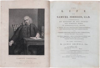 Item #WRCLIT74048 THE LIFE OF SAMUEL JOHNSON, LL.D. COMPREHENDING AN ACCOUNT OF HIS STUDIES AND...