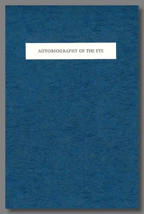 Item #WRCLIT76804 AUTOBIOGRAPHY OF THE EYE. Paul Auster