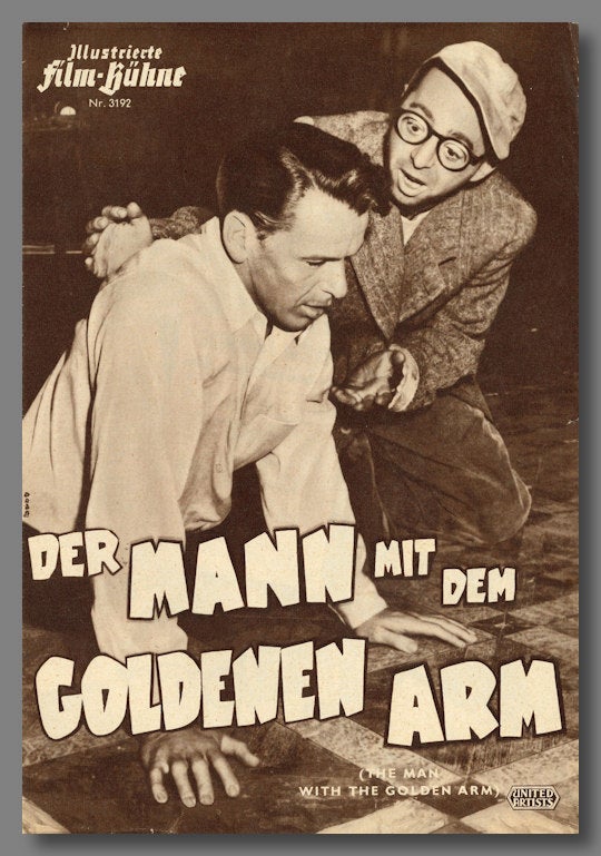 Item #WRCLIT78446 DER MANN MIT DEM GOLDENEN ARM (THE MAN WITH THE GOLDEN ARM). Nelson Algren, sourcework.