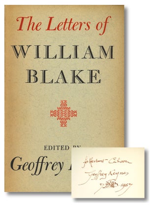 Item #WRCLIT79812 THE LETTERS OF WILLIAM BLAKE. William Blake