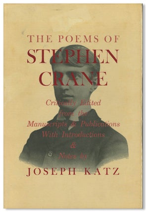 Item #WRCLIT85992 THE POEMS OF STEPHEN CRANE. Stephen Crane