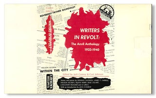 Item #WRCLIT87028 [Proof Dust Jacket for:] WRITERS IN REVOLT: THE ANVIL ANTHOLOGY. Jack Conroy,...